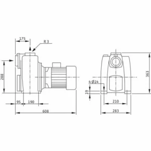 Wilo Selbstansaugende Schmutzwasserpumpe LPC 80/29 G3 3x400V-4,2kW, # 2081693 6