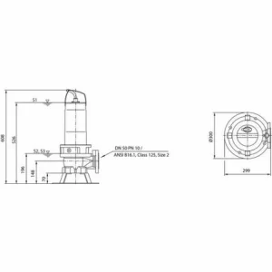 Wilo Abwasser-Tauchmotorpumpe Rexa FIT V05DA-122/EAD1-2-M0011-523-A, # 6064576 6