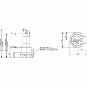 Wilo Abwasser-Tauchmotorpumpe Rexa UNIV06/M11-523/P,DN50/65,230V,1.1kW 6