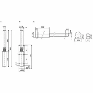 Wilo Unterwassermotor-Pumpe TWU 3-0115 0, 37 KW, 230 Volt, # 4090889 6