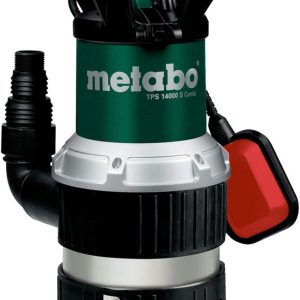 Metabo Kombi-Tauchpumpe TPS 14000 S Combi – 0251400000 – Nennaufnahmeleistung: 770 W – Max. Fördermenge: 14000 l/h und max. Förderhöhe 8,5 m – Max. Eintauchtiefe: 7 m – 245 x 179 x 360 mm 9