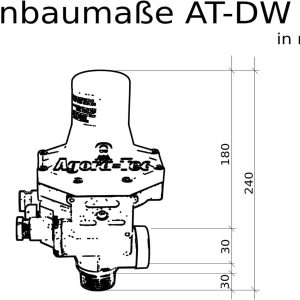 Agora-Tec® Durchflusswächter DWv-3 mit Kabel, Pumpen Druckschalter zur Pumpensteuerung für Kreisel- und Tiefbrunnenpumpen ideal für Anwendungen mit geringem Durchfluss z.B. Toiletten (kein Takten) 21