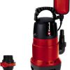 Einhell GC-DP 7835 Schmutzwasserpumpe (Rot, 780W,Ø35 mm Fremdkörper,15.700 L/h Förderl., Schwimmerschalter, Tragegriff, Kabelaufwicklung, Universalanschl.) Rot 32