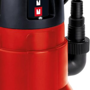 Einhell GC-DP 7835 Schmutzwasserpumpe (Rot, 780W,Ø35 mm Fremdkörper,15.700 L/h Förderl., Schwimmerschalter, Tragegriff, Kabelaufwicklung, Universalanschl.) Rot 16