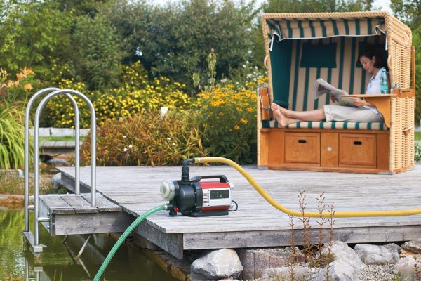 Gartenpumpe Jet 6000-5 Premium, 1400 W Motorleistung, max. Fördermenge 6000 l/h, max. Förderhöhe 60 m, 5-stufiges Pumpenlaufwerk 3