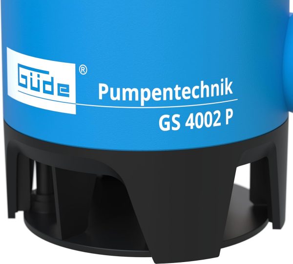 Güde Schmutzwassertauchpumpe GS 4002 P (400 W, 7500 l/h, Förderhöhe max 5 m, Eintauchtiefe max 4 m, Noryllaufrad, 10 m Anschlusskabel, variabel einstellbarer Schwimmerschalter, Thermoschutz) 4