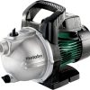 Metabo Gartenpumpe P 4000 G (600964000) Karton, Nennaufnahmeleistung: 1100 W, Max. Fördermenge: 4000 l/h, Max. Förderhöhe: 46 m 46