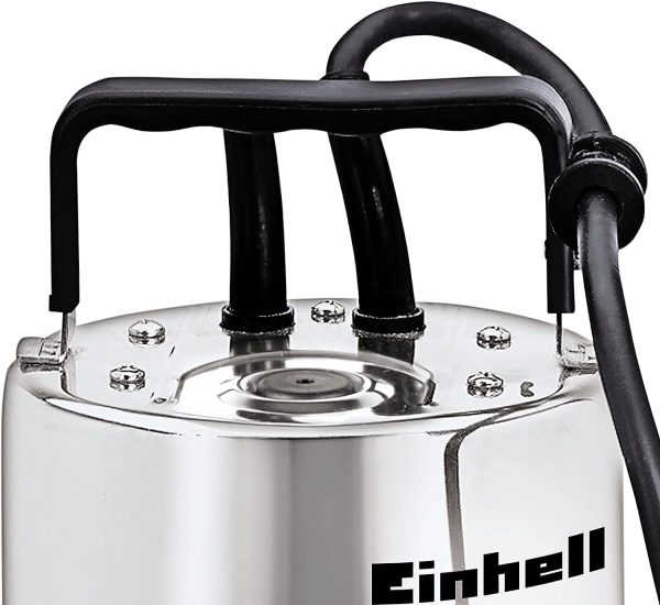 Einhell Schmutzwasserpumpe GC-DP 1020 N (1000W, Ø20mm Fremdkörper, 18.000L/h Förderleistung, Schwimmerschalter, Tragegriff, inkl. Universalanschlüsse) 3