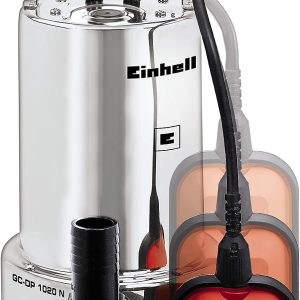 Einhell Schmutzwasserpumpe GC-DP 1020 N (1000W, Ø20mm Fremdkörper, 18.000L/h Förderleistung, Schwimmerschalter, Tragegriff, inkl. Universalanschlüsse) 15