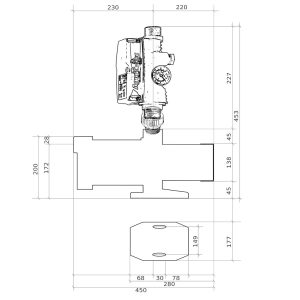 Agora-Tec® Hauswasserautomat Hauswasserwerk 5-1300 5DW, 5 stufige Kreiselpumpe mit max: 5,6 bar und max: 5400l/h und Druckschalter mit Trockenlaufschutz 8