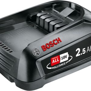 Bosch Ersatz-Akku PBA 18V 2.5Ah W-C (18V System; Hohe Kapazität für längere Laufzeit; Kompatibel mit Allen 18V Power for All-Geräten) 12