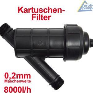 PUMPENSTEUERUNG DRUCKSCHALTER KARTUSCHENFILTER Druckwächter Automatic-Controller Durchflusswächter AC3 verkabelt mit Kartuschenfilter für Hauswasserwerk Pumpe Brunnenpumpe Kreiselpumpe Tauchpumpe Tiefbrunnenpumpe 10