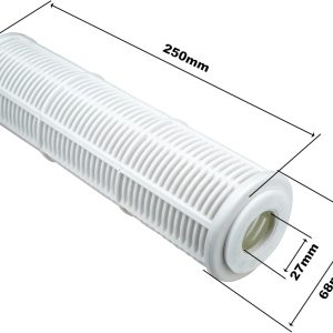 Filtereinsatz für 10 Zoll Vorfilter, waschbare Filterkartusche/Siebfilter für Pumpen, Hauswasserwerke, Bewässerung, Regenwasser u.v.m. 6