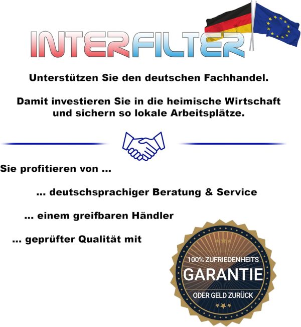 Filtereinsatz für 10 Zoll Vorfilter, waschbare Filterkartusche/Siebfilter für Pumpen, Hauswasserwerke, Bewässerung, Regenwasser u.v.m. 5