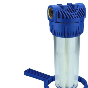 Lamellenfilter/Faltenfilter 10 Zoll (250mm) mit einer Filterfeinheit von 20µ (Mikrometer) aus trinkwassergeeignetem Polypropylen [Einzelkartusche] 8