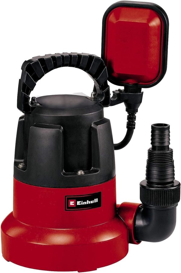 Einhell Tauchpumpe GC-SP 3580 LL (350 W, 8.000 Liter pro Stunde, flachabsaugend bis 1 mm, Pumpenstart ab 8 mm, integriertes Rückschlagventil) 1