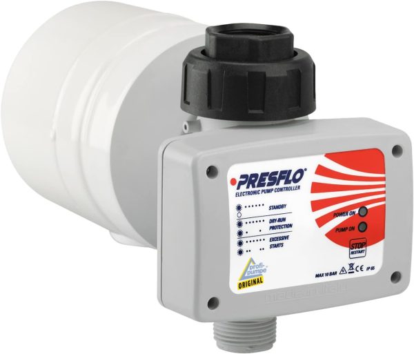 Pumpensteuerung Druckschalter Druckwächter PRESFLO-2-MULTI® Automatic-Controller unverkabelt Durchflusswächter für Hauswasserwerk, Pumpe Brunnenpumpe, Kreiselpumpe, Tauchpumpe, Tiefbrunnenpumpe 1