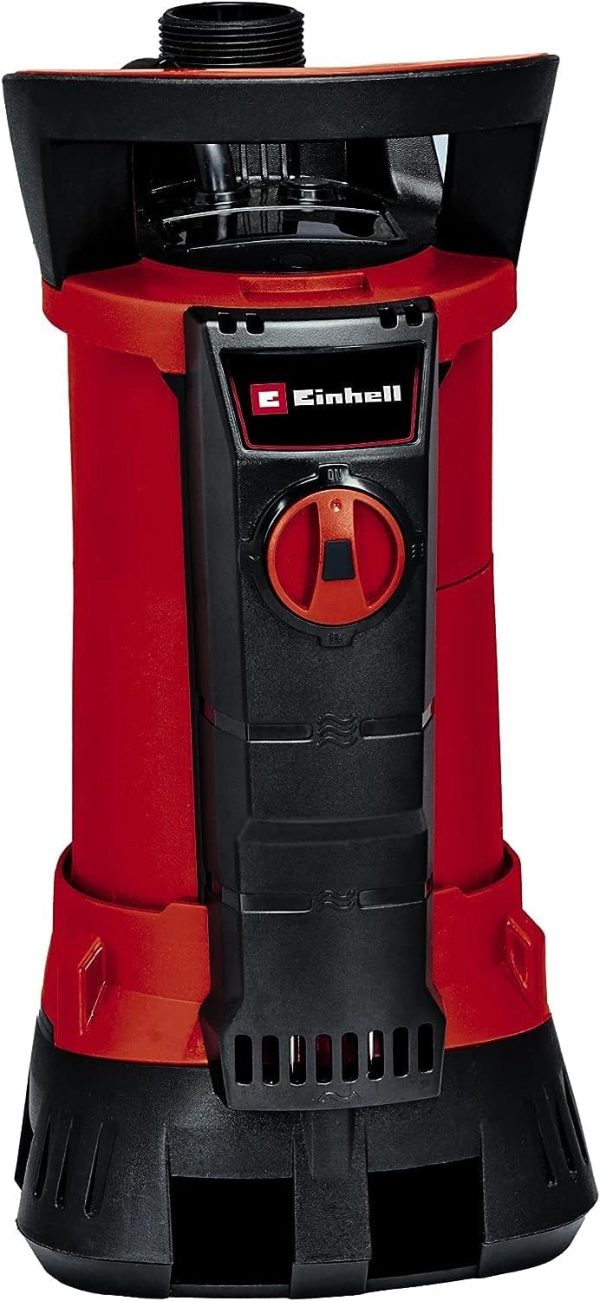 Einhell Schmutzwasserpumpe GE-DP 6935 A ECO (690 W, max. 17.500 l/Std., bis 35 mm Fremdkörpergröße, Aquasensor mit 3 automatischen Sensorstarthöhen, Dauermodus, inkl. Universalanschluss) 1