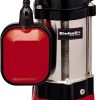 Einhell Schmutzwasserpumpe GC-DP 5010 G (500 Watt, 12.000 ltr./Std, max. Förderhöhe 8 m, Anschluss 42 mm, stufenlos höhenverstellbarer Schwimmerschalter, Edelstahl-Motorgehäuse) 20