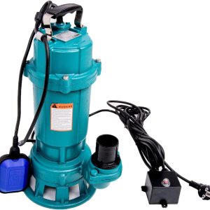 TAUCHPUMPE 750W + 2" STORZ C KUPPLUNG + 30m SCHLAUCH - Wasserpumpe Pumpe mit SCHNEIDWERK Schmutzwasserpumpe mit SCHWIMMER Fäkalienpumpe 5