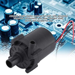 24 / 12V DC Pumpe Bürstenlose Wasserdurchflusspumpe Brushless Tauchwasserpumpe Einstellbare Zirkulations Gleichstrommotorpumpe(12V) 22