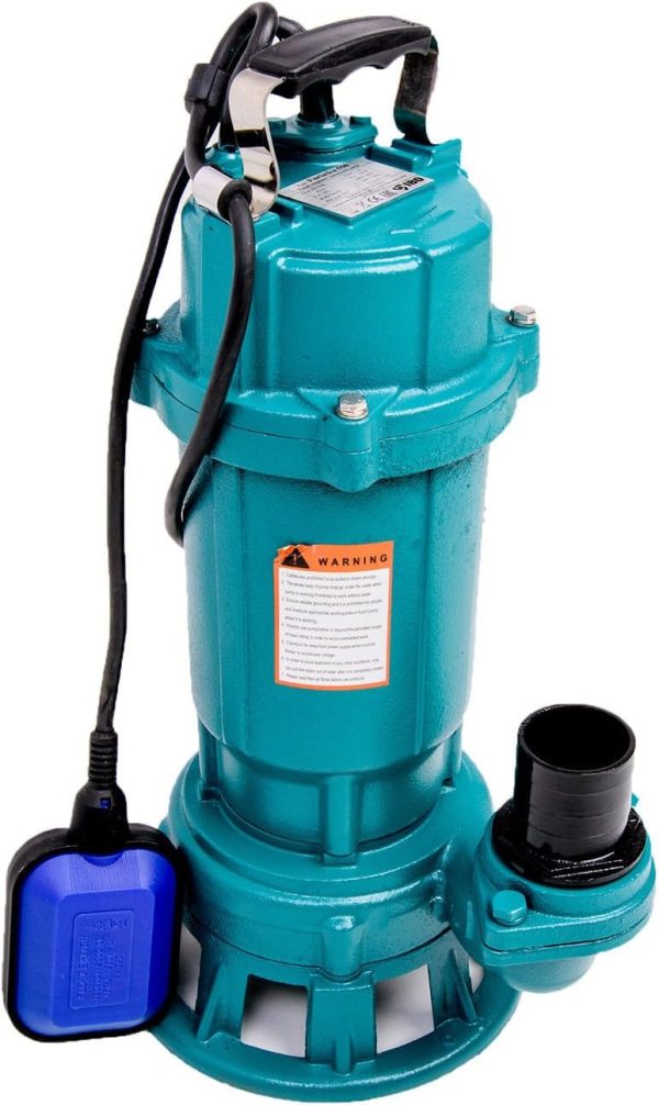 Tauchpumpe 1500W IBO 1,5 kW mit Zerkleinerer + 2" Storz C - Pumpe, Wasserpumpe, SCHMUTZWASSERPUMPE, FÄKALIENPUMPE mit SCHNEIDWERK, 1