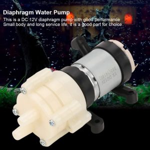 Membran Wasserpumpe 12 V Mini Elektrische Wasserpumpe 1,5-2L / min Wasserdruck Membranpumpe für Tee Maschine Fischbehälter 12