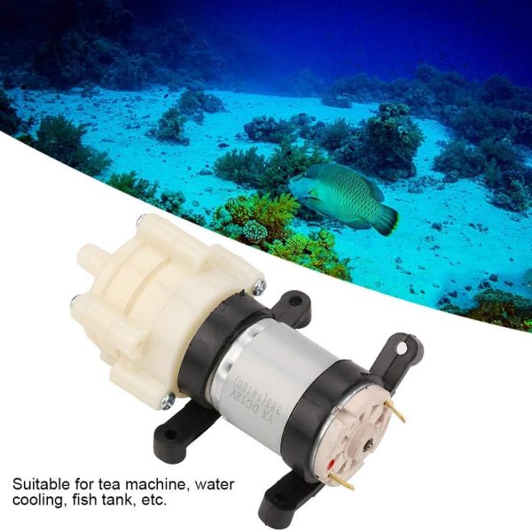 Membran Wasserpumpe 12 V Mini Elektrische Wasserpumpe 1,5-2L / min Wasserdruck Membranpumpe für Tee Maschine Fischbehälter 4