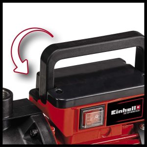 Einhell Gartenpumpe GC-GP 6040 ECO (600 W, max. 3.6 bar, 4000 L/h Fördermenge, Wasserfüllanzeige, klappbarer Handgriff, Wassereinfüllöffnung /-ablassschraube, Frostschutz, Thermoschutz) 24