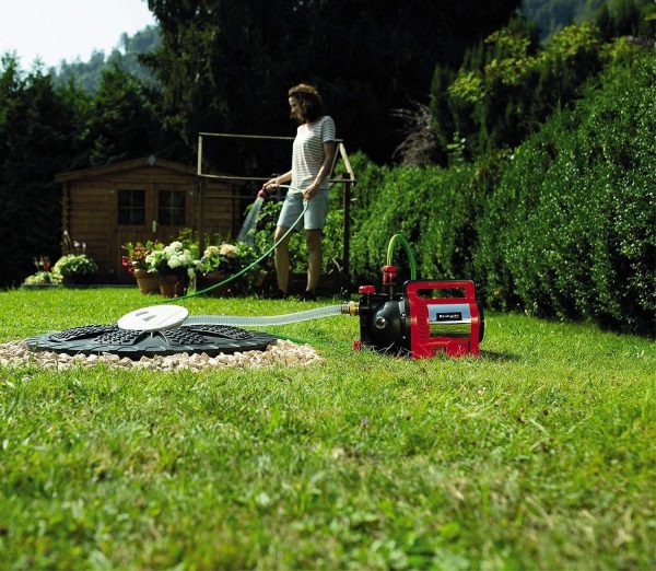 Einhell Gartenpumpe GC-GP 1250 N/1 (1.200 W, max. 5000 L/h, max. Förderhöhe 50 m, Wasserfüllanzeige, Wassereinfüllöffnung /-ablassschraube, Frostschutz, Thermoschutz) 4