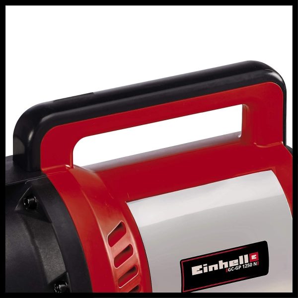 Einhell Gartenpumpe GC-GP 1250 N/1 (1.200 W, max. 5000 L/h, max. Förderhöhe 50 m, Wasserfüllanzeige, Wassereinfüllöffnung /-ablassschraube, Frostschutz, Thermoschutz) 6