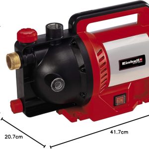 Einhell Gartenpumpe GC-GP 1250 N/1 (1.200 W, max. 5000 L/h, max. Förderhöhe 50 m, Wasserfüllanzeige, Wassereinfüllöffnung /-ablassschraube, Frostschutz, Thermoschutz) 24