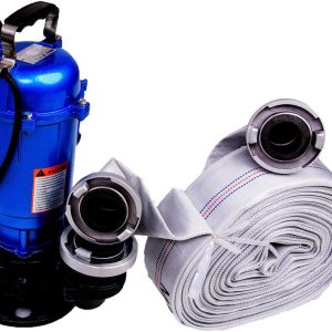 TAUCHPUMPE 550W M MIT SCHWIMMSCHALTER, 2" STORZ C KUPPLUNG und 30m SCHLAUCH Pumpe 0,55 kW - KG - Wasserpumpe Schmutzwasserpumpe mit SCHWIMMER Fäkalienpumpe 11