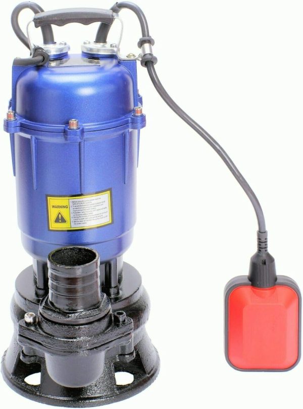 TAUCHPUMPE 550W M MIT SCHWIMMSCHALTER, 2" STORZ C KUPPLUNG und 30m SCHLAUCH Pumpe 0,55 kW - KG - Wasserpumpe Schmutzwasserpumpe mit SCHWIMMER Fäkalienpumpe 8