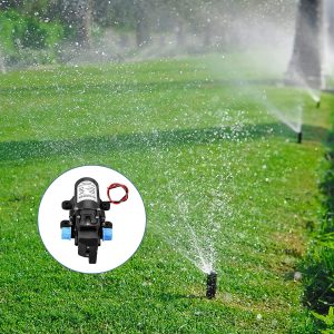 SOULONG Wasserpumpe, 12 V, 160 PSI, automatisch, Hochdruck, Membran-Wasserpumpe, selbstansaugend für Auto, Boot, Wohnwagen, für Schläuche mit einem Innendurchmesser von 8 mm und Außendurchmesser 12 mm 18