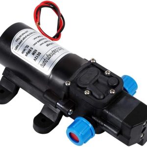 SOULONG Wasserpumpe, 12 V, 160 PSI, automatisch, Hochdruck, Membran-Wasserpumpe, selbstansaugend für Auto, Boot, Wohnwagen, für Schläuche mit einem Innendurchmesser von 8 mm und Außendurchmesser 12 mm 22