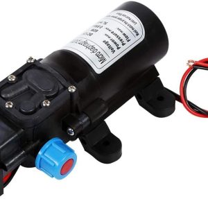 SOULONG Wasserpumpe, 12 V, 160 PSI, automatisch, Hochdruck, Membran-Wasserpumpe, selbstansaugend für Auto, Boot, Wohnwagen, für Schläuche mit einem Innendurchmesser von 8 mm und Außendurchmesser 12 mm 24