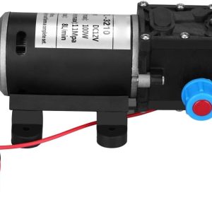 Hochdruck-Wasserpumpe, 12 V DC 100 W, 8 l/min, 160 PSI, selbstansaugende Membran-Wasserpumpe für Wohnmobil, Autowäsche, Bootswäsche, Reinigung und Gartenbewässerung 16