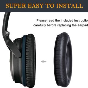 SoloWIT® Professionelle Ersatz Ohrpolster für Bose, kompatibel mit Over-Ear Kopfhörern von QuietComfort 15 QC15 QC25 QC2 QC35/Ae2 Ae2i Ae2w/SoundTrue & SoundLink Around-Ear 15