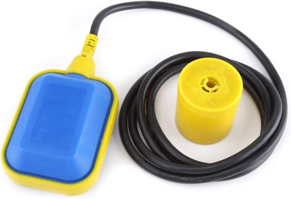 Schwimmerschalter, Fydun 1pc Kabeltyp Schwimmerschalter Flüssigkeit Flüssigkeit Wasserstandsregler Sensor für Kabel Klärgrube Sumpfpumpe Wassertank(2 Meter Line) 1