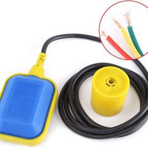 Schwimmerschalter, Fydun 1pc Kabeltyp Schwimmerschalter Flüssigkeit Flüssigkeit Wasserstandsregler Sensor für Kabel Klärgrube Sumpfpumpe Wassertank(2 Meter Line) 16