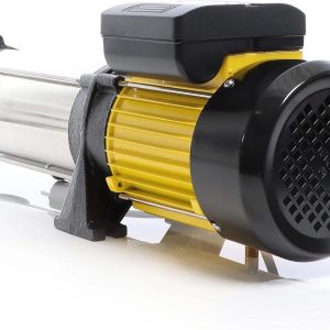 Wiltec Mehrstufige Kreiselpumpe 9000l/h 2200W Förderhöhe 105m, Ansaughöhe 9m, 2850U/min, Wasserpumpe für Hauswasserwerke, Haus und Garten 17