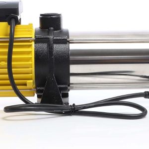 Wiltec Mehrstufige Kreiselpumpe 9000l/h 2200W Förderhöhe 105m, Ansaughöhe 9m, 2850U/min, Wasserpumpe für Hauswasserwerke, Haus und Garten 19