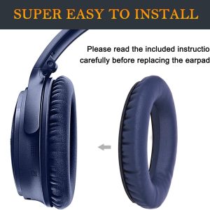 SoloWIT® Ersatz Ohrpolster für Bose QC35, kompatibel mit Over-Ear Kopfhörern von QuietComfort 35 (QC35) und Quiet Comfort 35 II (QC35 ii) 12