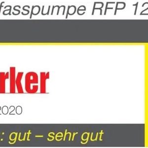 Güde Akku Regenfasspumpe RFP 12-201-04 (12 V, 1500 l/h, TEST gut - sehr Gut, Trockenlaufschutz, Förderhöhe 11 m, max. Korngröße 0,5 mm, Absperrhahn, Teleskopverstellung, inkl. Akku und Ladegerät) 13