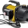 Wiltec Gartenpumpe 3800/h, 1200W, mit Tragegriff & Wasserablassschraube, max. Förderhöhe 48m, für Süßwasser Hauswasserwerk Wasserpumpe Bewässerungspumpe Regenwasserpumpe 20