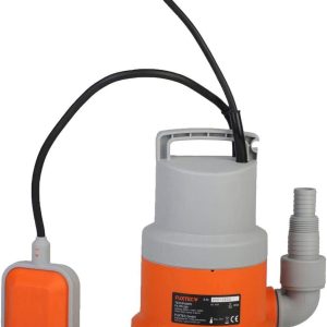 FUXTEC Tauchpumpe Schmutzwasserpumpe Wasserpumpe 250 Watt, max. 6000 l/h, max. 6 m Förderhöhe, Fremdkörper bis 0,5cm, integrierter Schwimmerschalter Orange 14