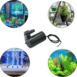 RUNCCI-YUN 3 pcs Mini Wasserpumpe Tauch Pumpe Micro Motorpumpe DC 3V 5V + 3M PVC Schlauch für Aquarium Garten zur Bewässerung Pflanzen Blumen 15