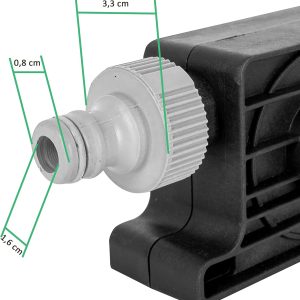 ADGO Bohrmaschine Pumpe Wasserpumpe für Akkuschrauber Pumpe für einen Bohrer oder Schraubendreher zum Ablassen von Flüssigkeiten, Kraftstoff (Diesel), Öl, Wasser + zwei Schnellkupplungen 12