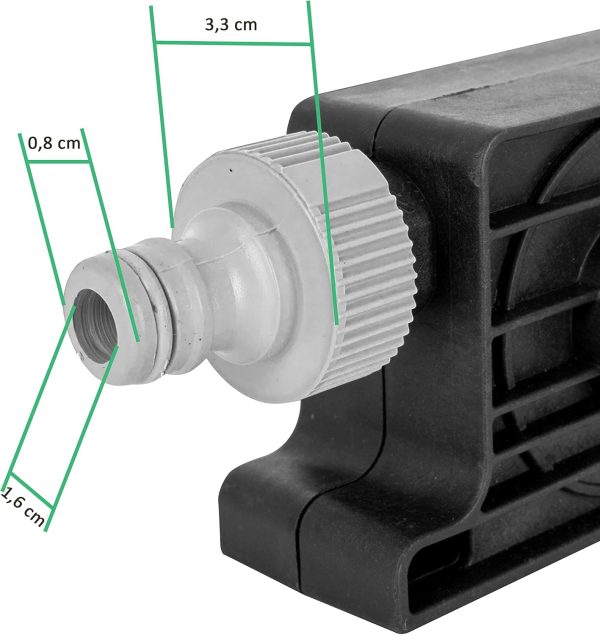 ADGO Bohrmaschine Pumpe Wasserpumpe für Akkuschrauber Pumpe für einen Bohrer oder Schraubendreher zum Ablassen von Flüssigkeiten, Kraftstoff (Diesel), Öl, Wasser + zwei Schnellkupplungen 4